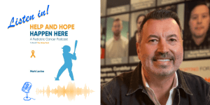 Matt Giegerich photo with the Help and Hope Happen Here podcast logo