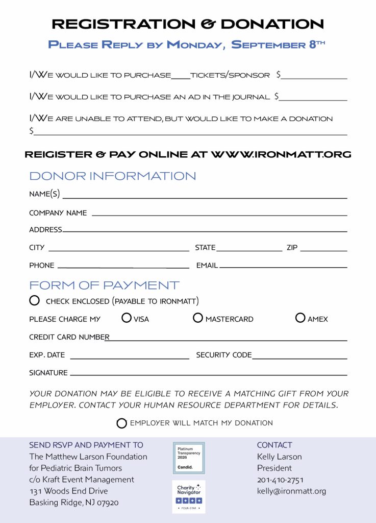 2026 Gala RSVP Card